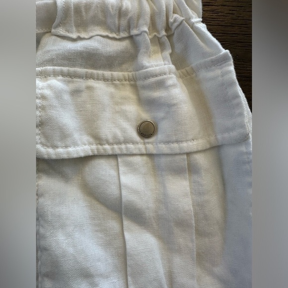 Athleta Wanderbout White Linen Vest- women’s small - Picture 3 of 5
